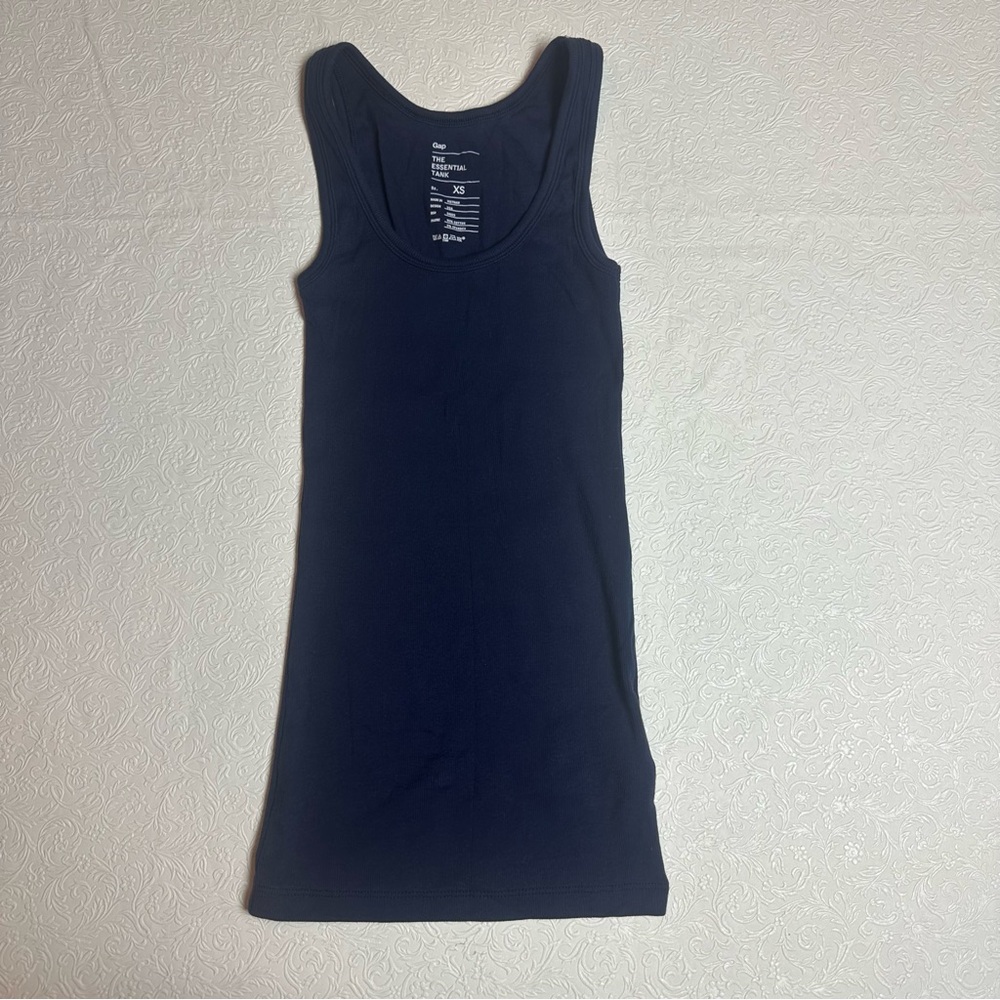 GAP The Essential Tank Top in Navy Blue